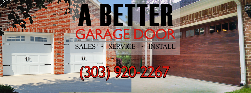 A Better Garage Door's Logo and Contact Information