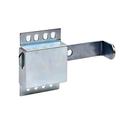 Stainless steel garage door slide lock